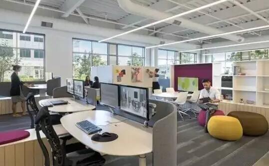 青島諾德廣場(chǎng)寫(xiě)字樓辦公隔斷效果圖