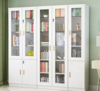 青島萬(wàn)科中心辦公室鋼制文件柜擺放效果圖